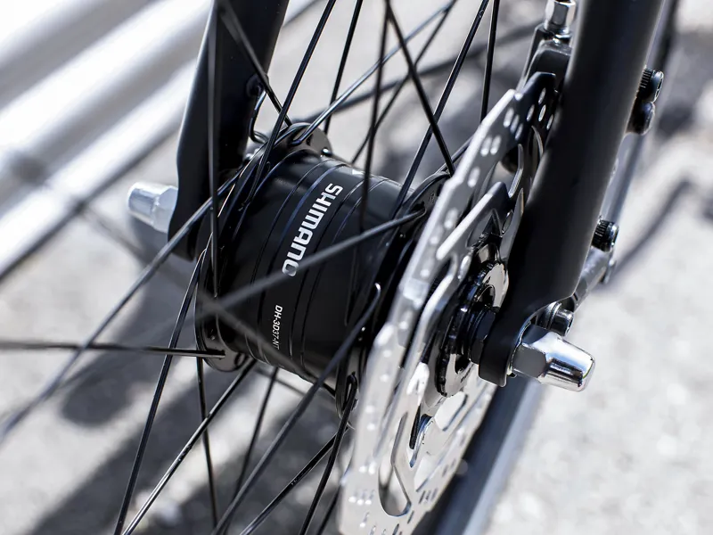 Trek District 3 Equipped Hybrid Bike in Black-5